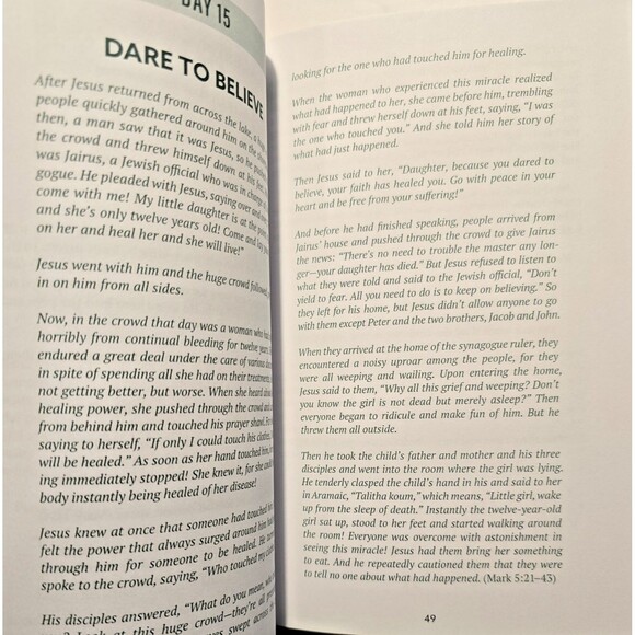 40 Days Of Healing Promises 2020 Life Outreach International hardcover Book - Picture 7 of 8